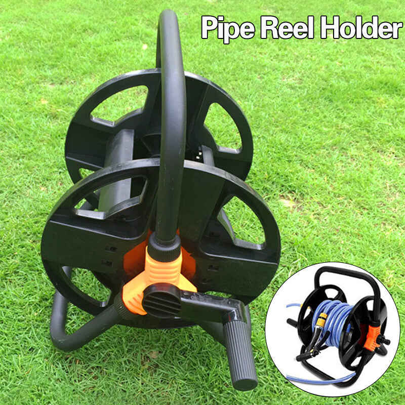 Portable Garden Hose Pipe Reel Cart Free Standing Holder Water Hose 20m