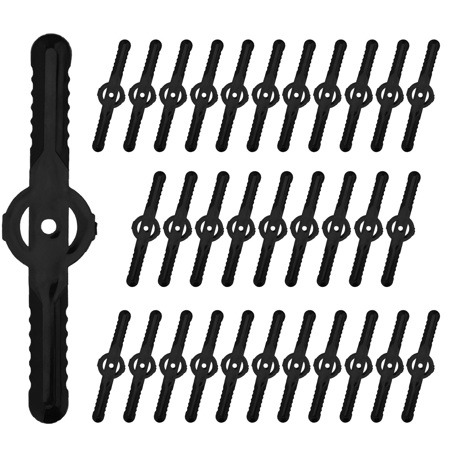 1Set Electric Cordless Grass Trimmer  With 2 Alloy Saw Blades 2 Alloy Blades 10 Plastic Blades 2 Rechargeable Batteries Goggles Gloves Auxiliary Handle Fedex Shipping