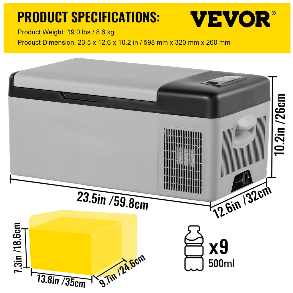 Refrigerador Portátil 12 Volt - 16 Litros - Perfecto para Camping !!